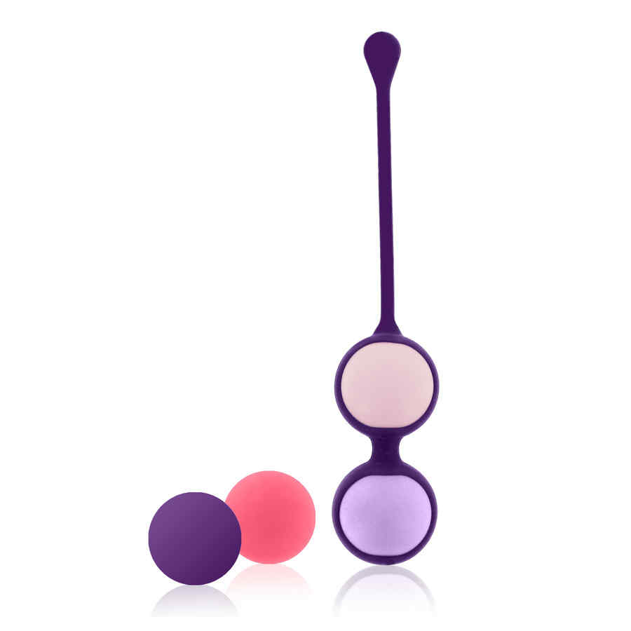 Náhled produktu Venušiny kuličky s taštičkou set Rianne S Essentials Pussy Playballs, tělová