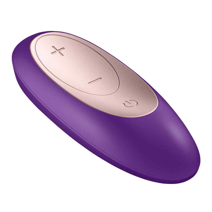 Náhled produktu Vibrátor pro páry s dálkovým ovládáním Satisfyer Partner Double Plus Remote, fialová