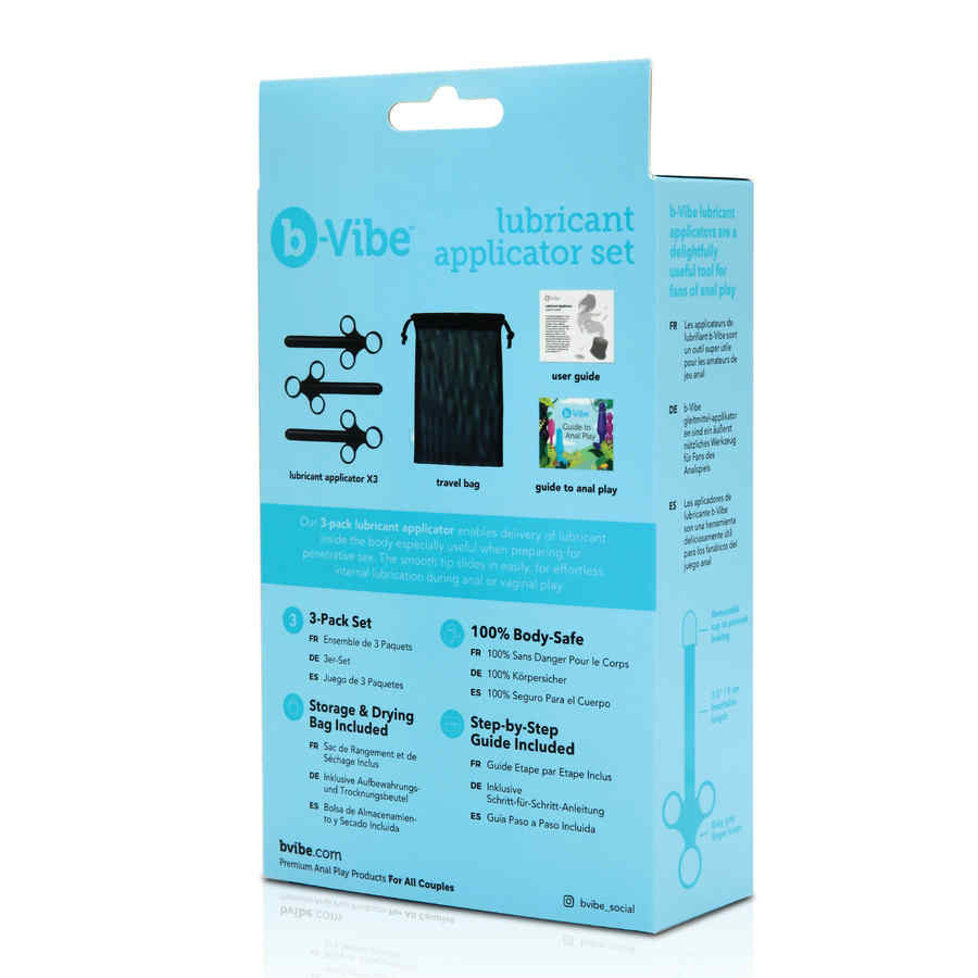 Náhled produktu Sada 3 aplikátorů pro nanášení lubrikantu B-Vibe