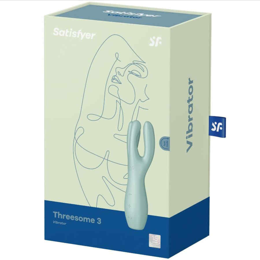 Náhled produktu Vibrační stimulátor Satisfyer Threesome 3, mint
