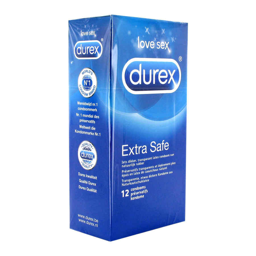 Hlavní náhled produktu Durex - Extra Safe Condoms 12 ks - extra bezpečné kondomy