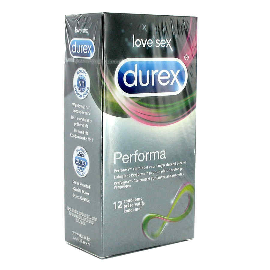 Náhled produktu Kondomy pro delší výdrž Durex Performa, 12 ks