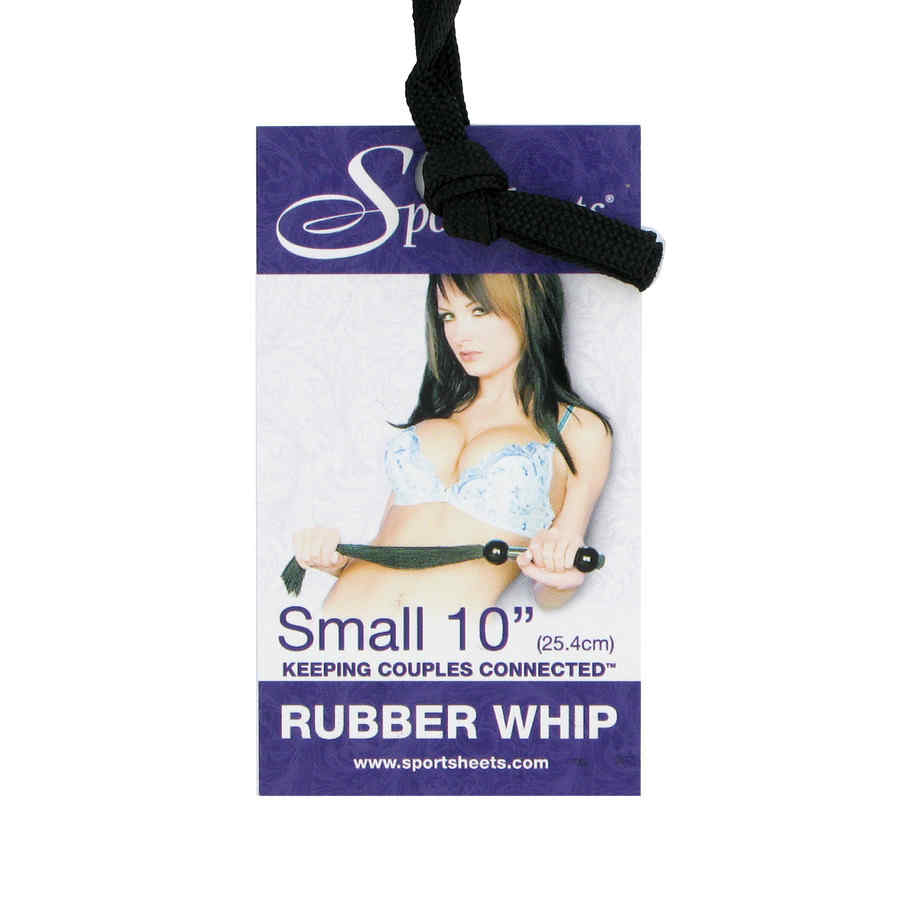 Náhled produktu Malé důtky Sex&Mischief Small Rubber Whip, černá