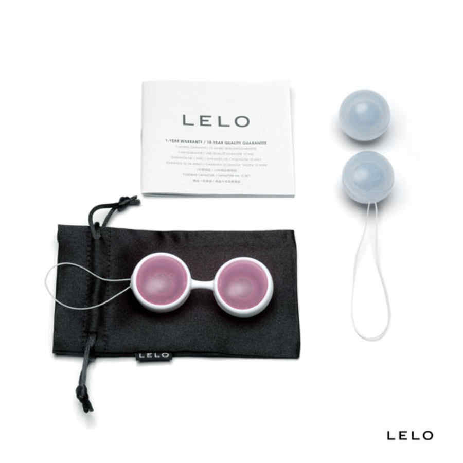 Náhled produktu Venušiny kuličky set Lelo Luna Beads, růžová a šedomodrá