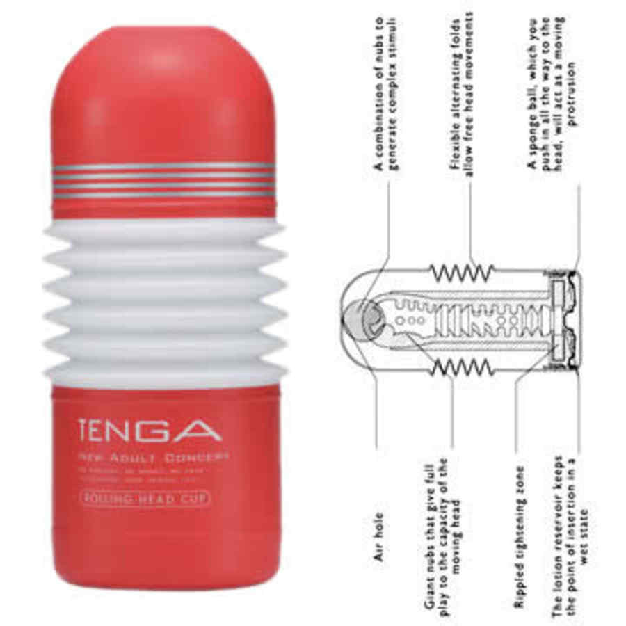 Náhled produktu Masturbátor Tenga Original Rolling Head Cup