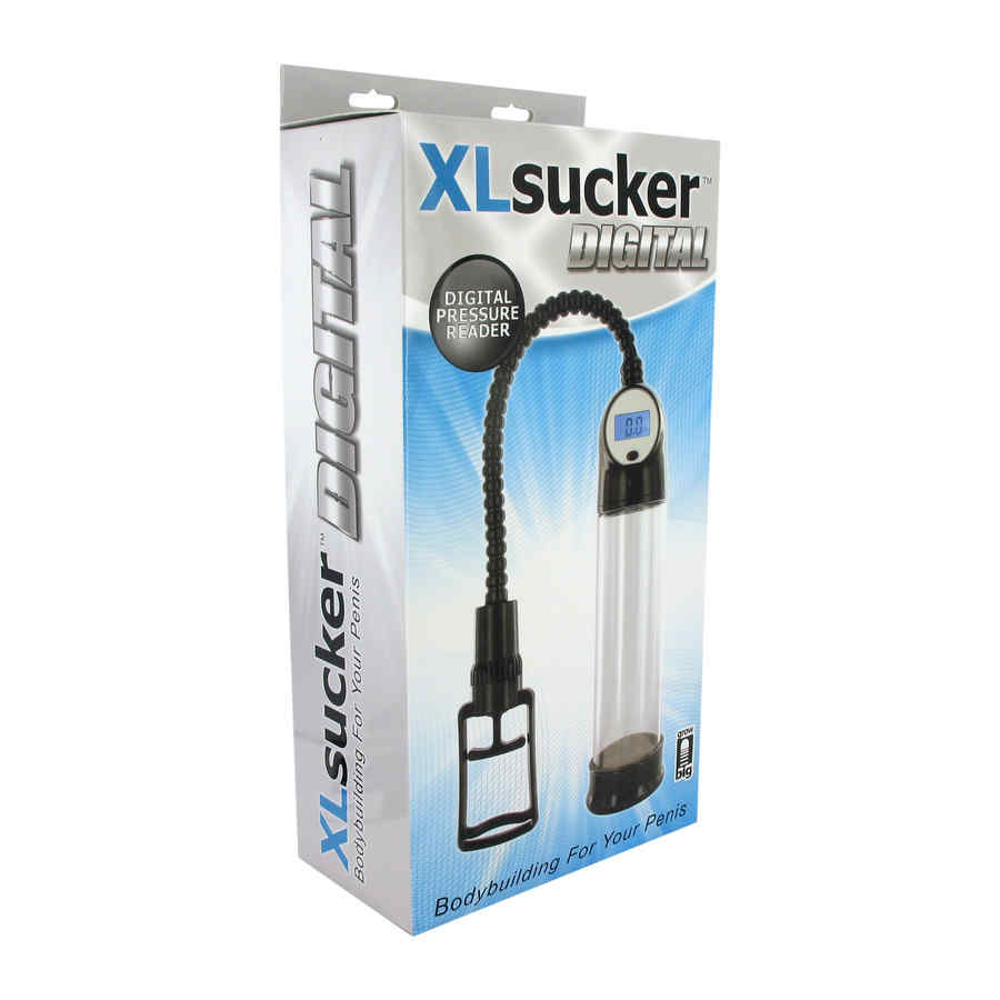 Náhled produktu XLsucker - Digital Penis Pump  - digitální pumpa s tlakoměrem
