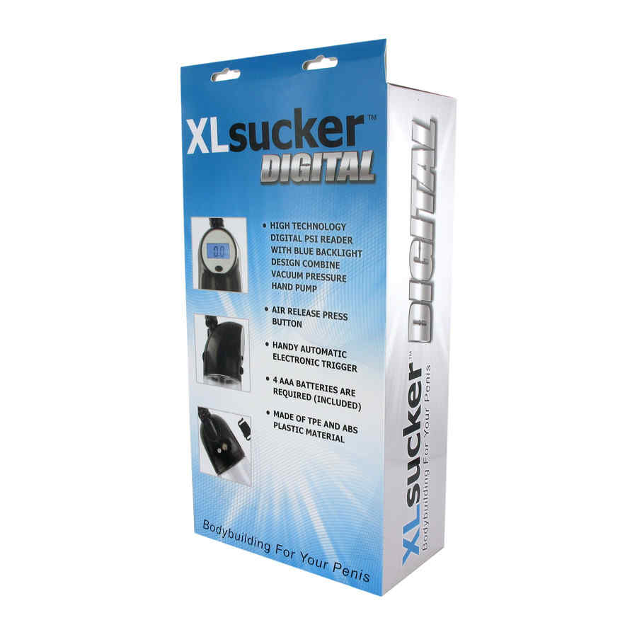 Náhled produktu XLsucker - Digital Penis Pump  - digitální pumpa s tlakoměrem