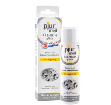 Náhled produktu Lubrikant na bázi silikonu pro citlivou pokožku Pjur MED Premium Glide, 100 ml