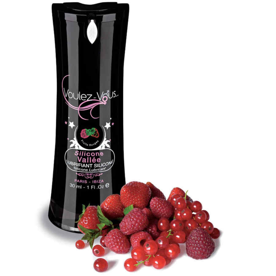 Hlavní náhled produktu Voulez-Vous... - silikonový lubrikační gel s příchutí červené ovoce, 30 ml