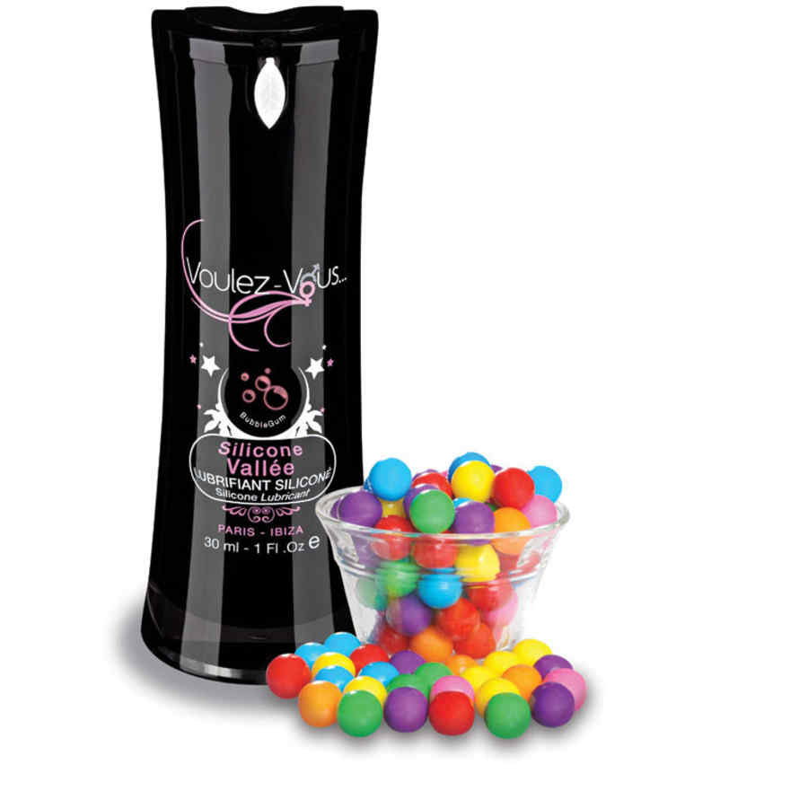 Náhled produktu Silikonový lubrikační gel s příchutí Voulez-Vous, žvýkačka, 30 ml