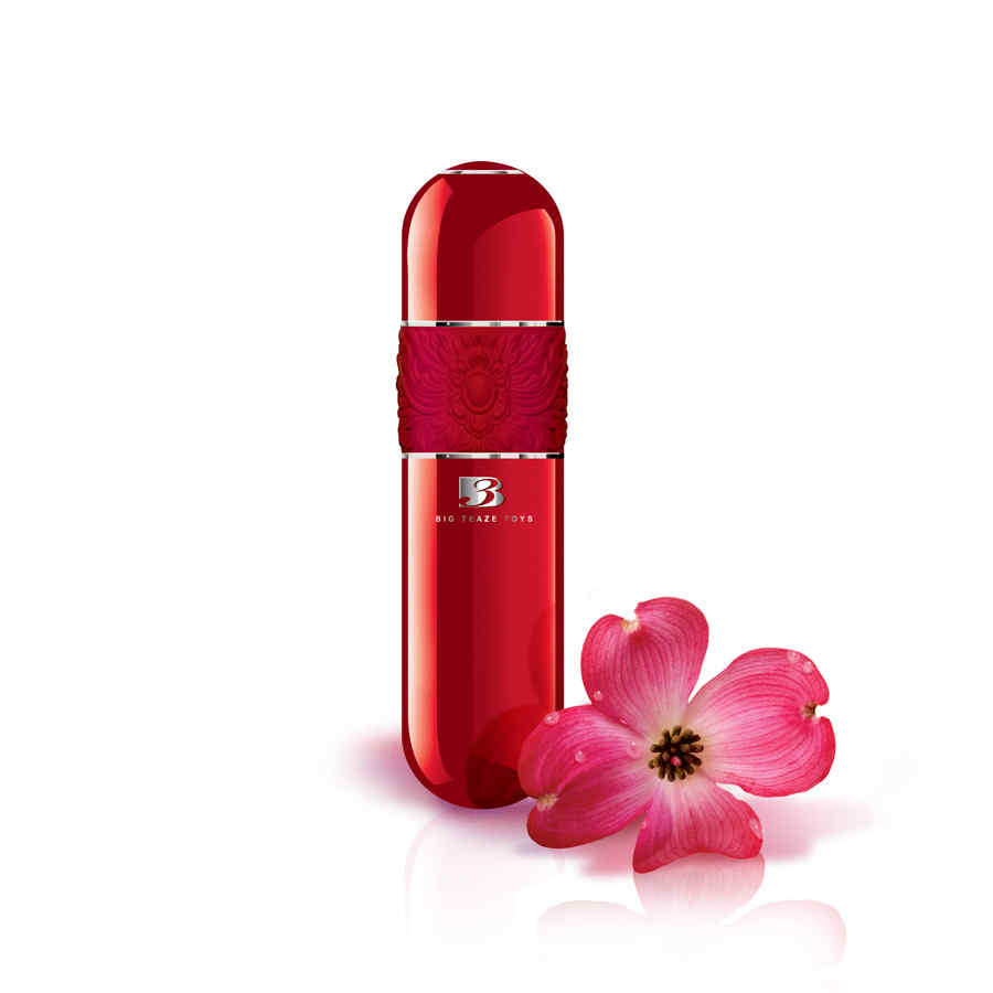 Náhled produktu Mini vibrátor B3 Onye Fleur, červený