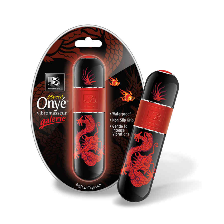 Náhled produktu B3 Onye - Galerie šikovný vibrátor, černá s drakem