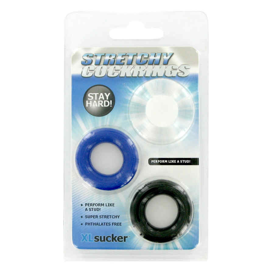 Náhled produktu Erekční kroužky XLsucker Stretchy Cockrings