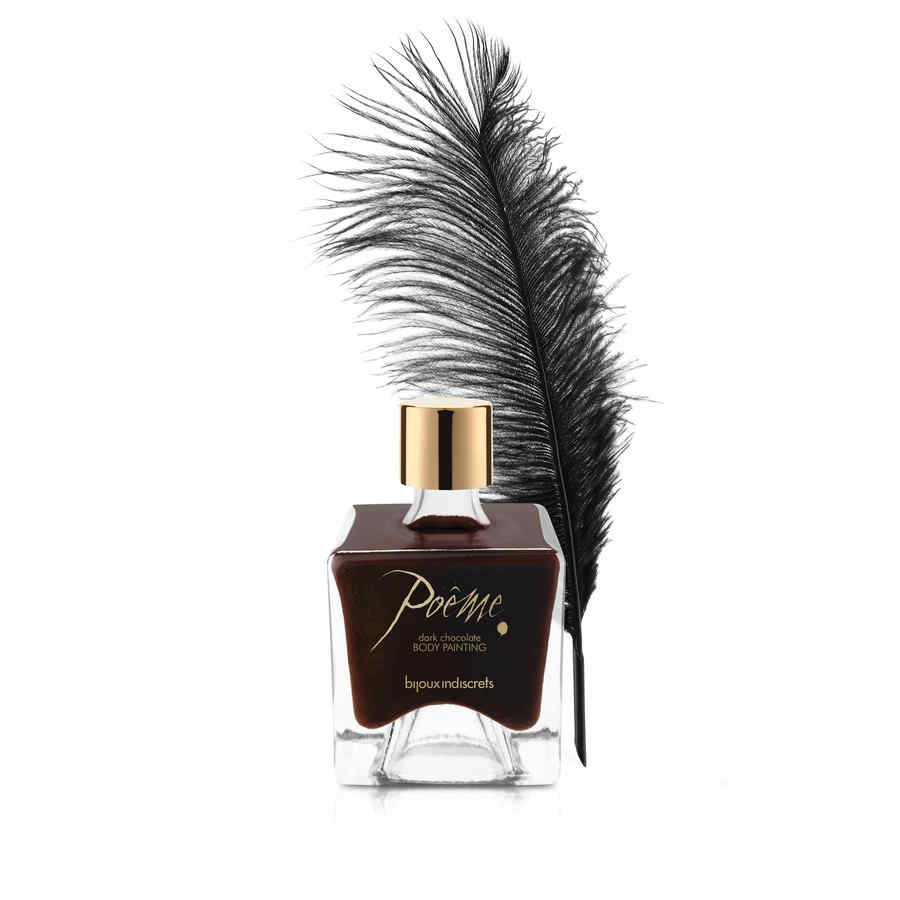 Náhled produktu Barva na tělo pro erotické hrátky Bijoux Indiscrets Poeme, tmavá čokoláda, 50 ml