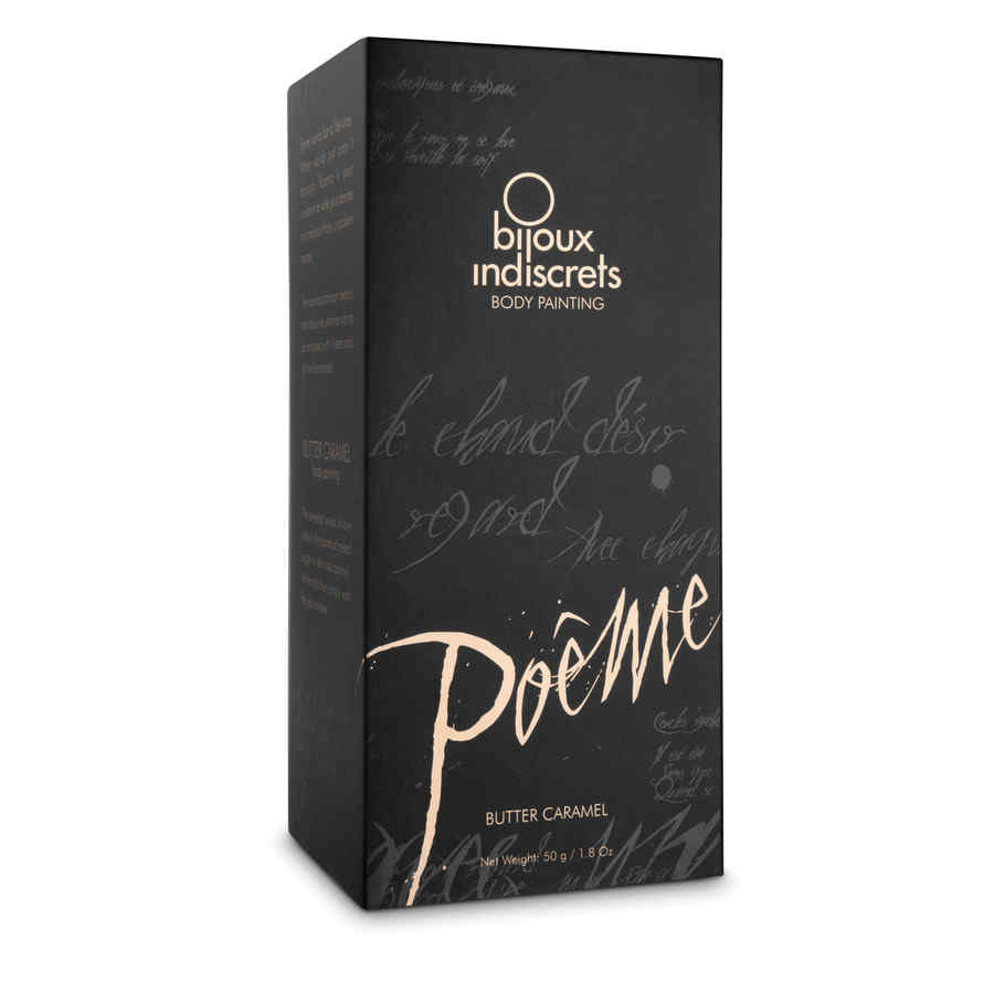 Náhled produktu Barva na tělo pro erotické hrátky Bijoux Indiscrets Poeme, karamel, 50 ml