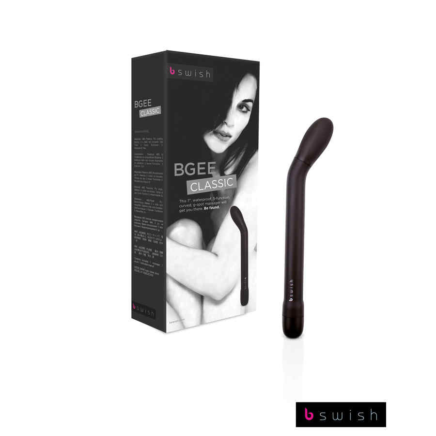 Náhled produktu Masážní vibrátor pro bod G B Swish bgee Classic G-Spot, černá