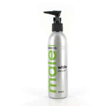 Náhled produktu Male! Cobeco - White Lubricant 250 ml - lubrikant na vodní bázi s barvou spermatu