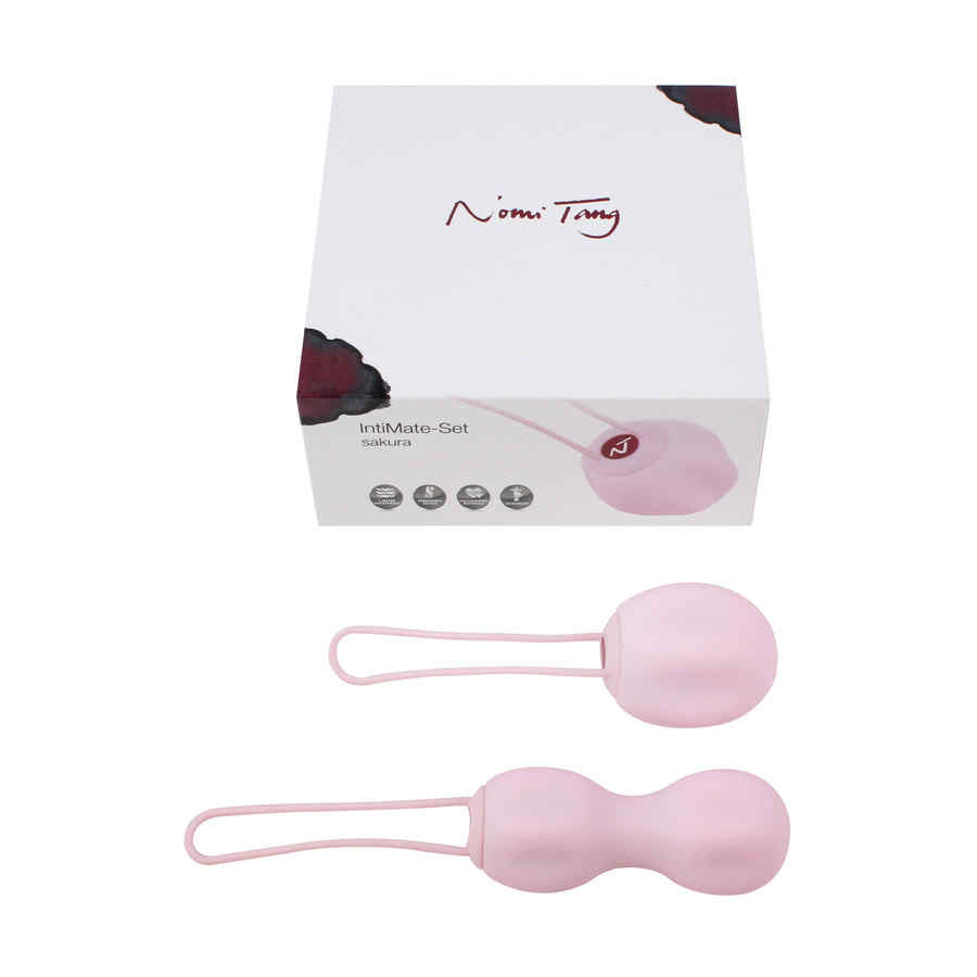 Náhled produktu Cvičební set venušiných kuliček Nomi Tang IntiMate Kegel, sakurově růžová