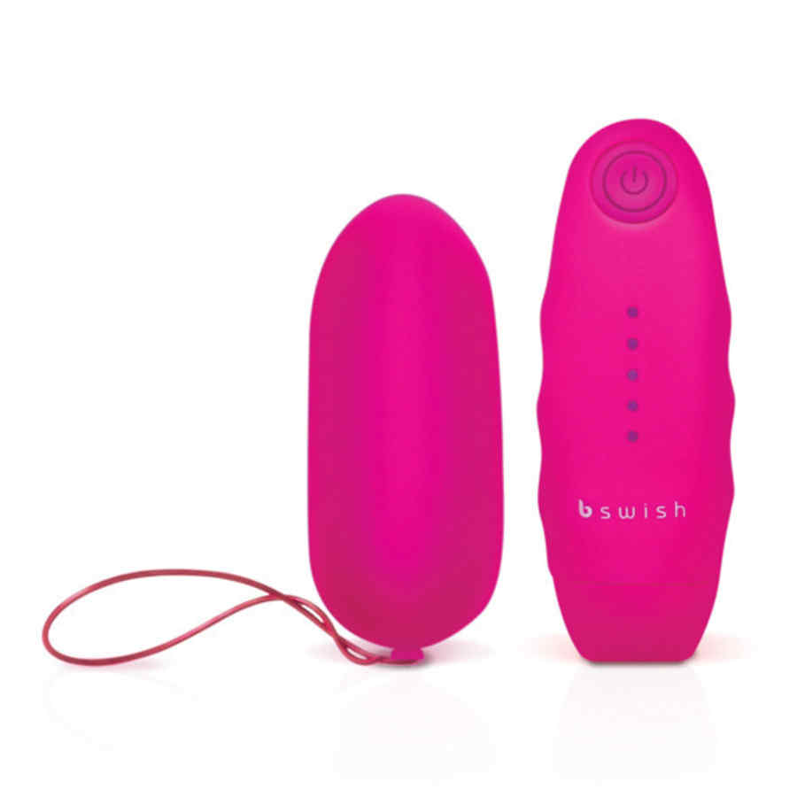 Hlavní náhled produktu B Swish - bnaughty Unleashed vibrační vajíčko na dálkové ovládání, růžová