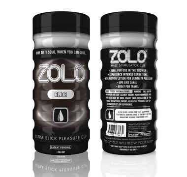 Náhled produktu Zolo - Cup Glide - masturbátor s extra lubrikací