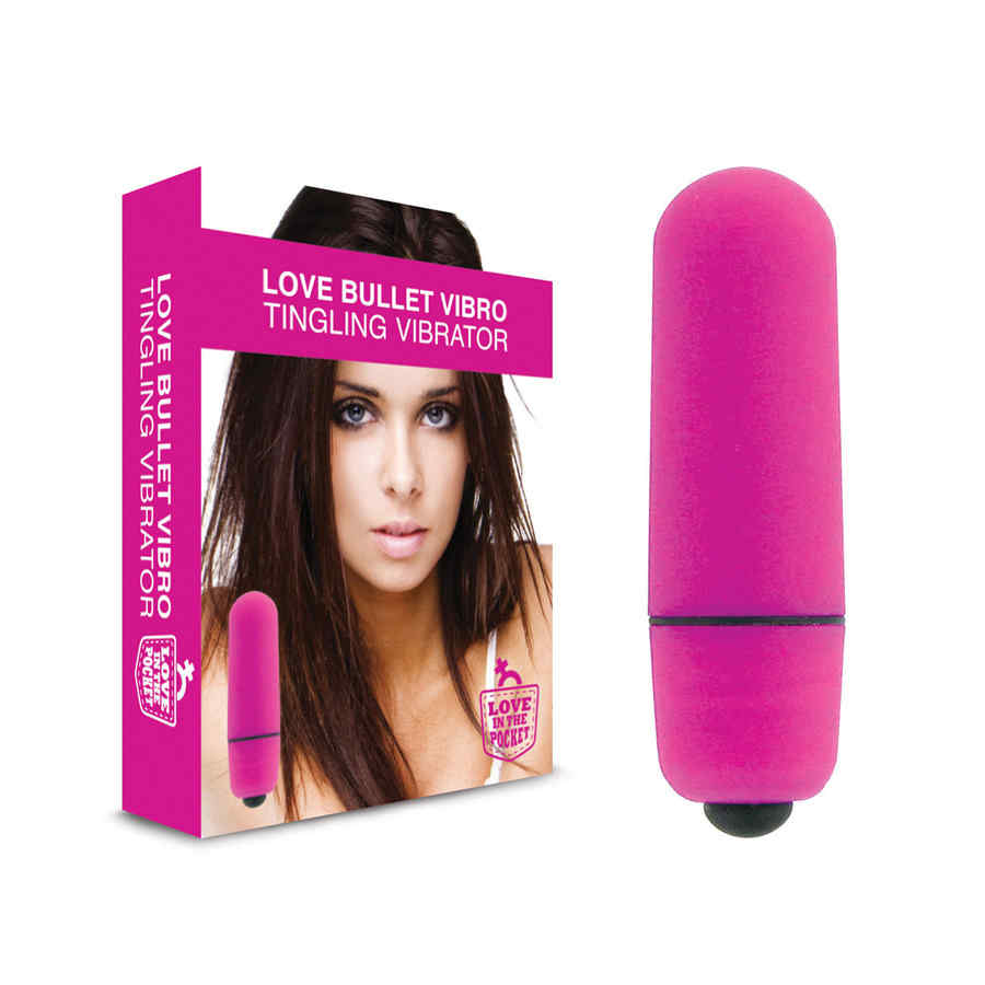 Náhled produktu Minivibrátorek Love in the Pocket Love Bullet Vibrating, růžová