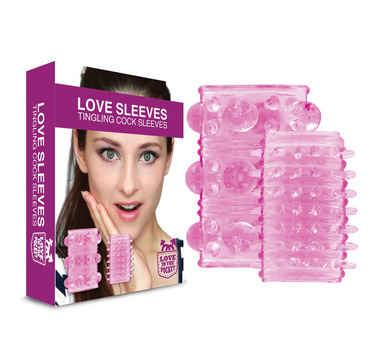 Náhled produktu Návlek na penis či vibrátor Love in the Pocket Love Sleeves Tingling, 2 ks