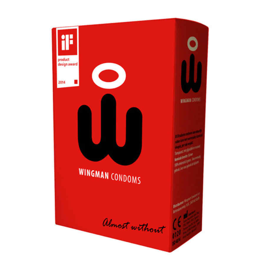 Hlavní náhled produktu Wingman - Condoms - kondomy s navlékačem, 8 ks