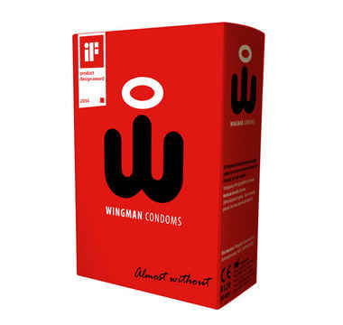 Náhled produktu Wingman - Condoms - kondomy s navlékačem, 8 ks