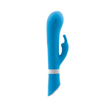 Náhled produktu Luxusní vibrátor s dvojí stimulací B Swish bwild Deluxe Bunny Rabbit, modrá