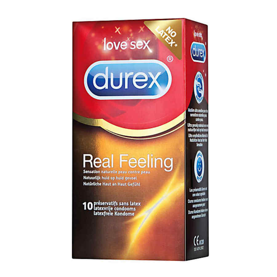 Náhled produktu Kondomy bez latexu Durex Real Feeling, 10 ks