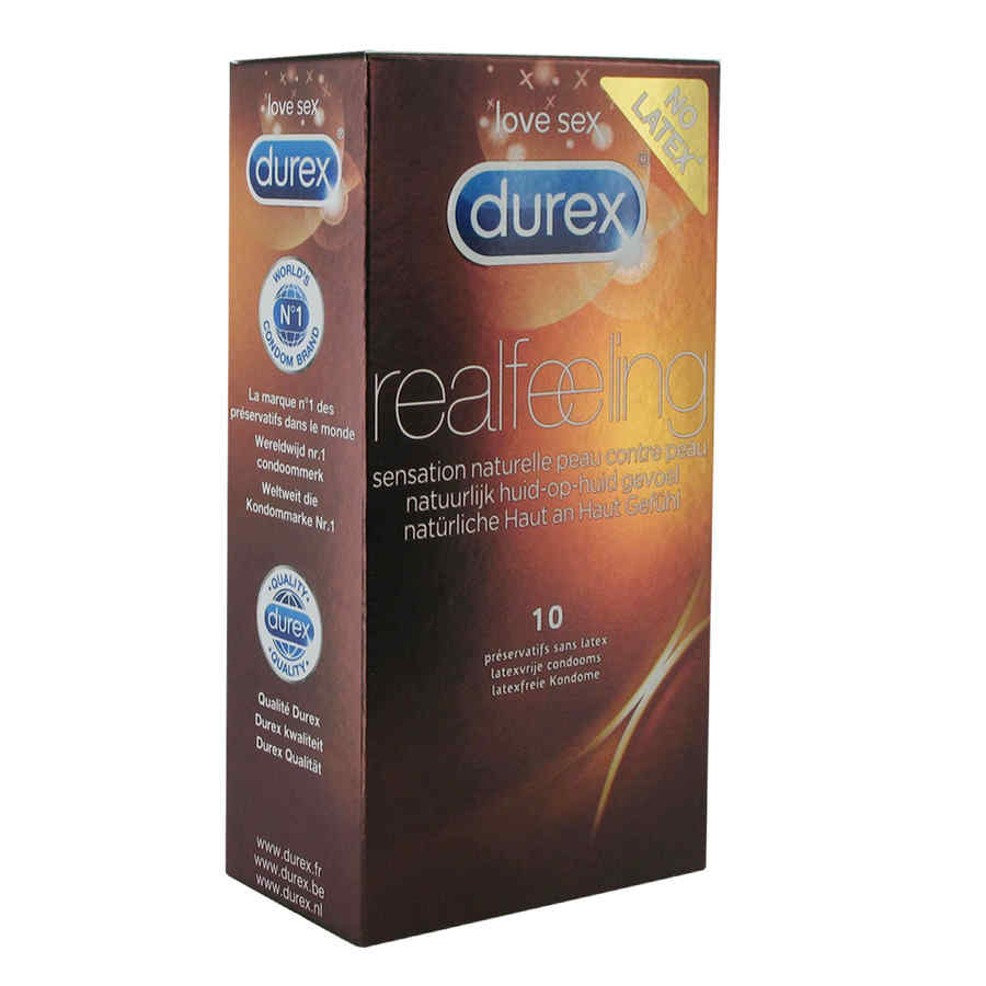 Náhled produktu Kondomy bez latexu Durex Real Feeling, 10 ks