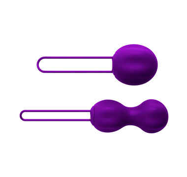 Náhled produktu Nomi Tang - IntiMate Kegel cvičební set venušiných kuliček, fialová