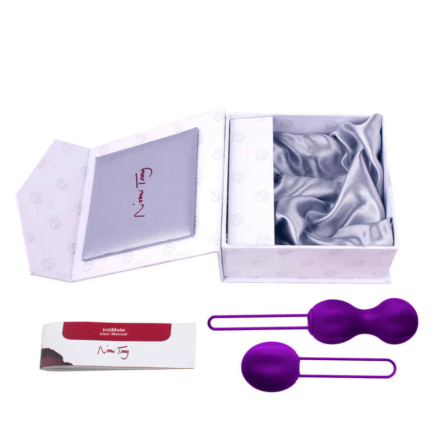 Náhled produktu Cvičební set venušiných kuliček Nomi Tang IntiMate Kegel, fialová