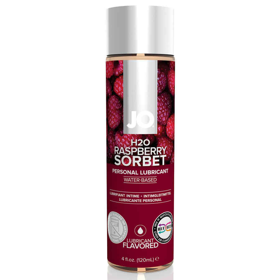 Náhled produktu Vodní lubrikační gel s příchutí System JO H2O Raspberry, 120 ml, malina