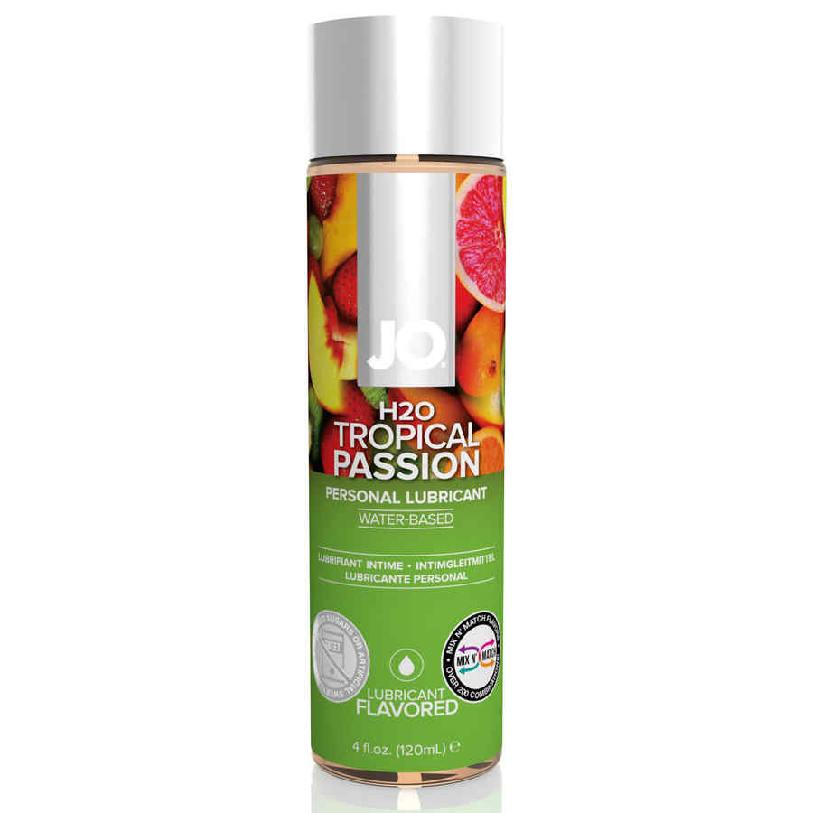 Náhled produktu Lubrikační gel na vodní bázi s příchutí System JO H2O Tropical, 120 ml, tropické ovoce