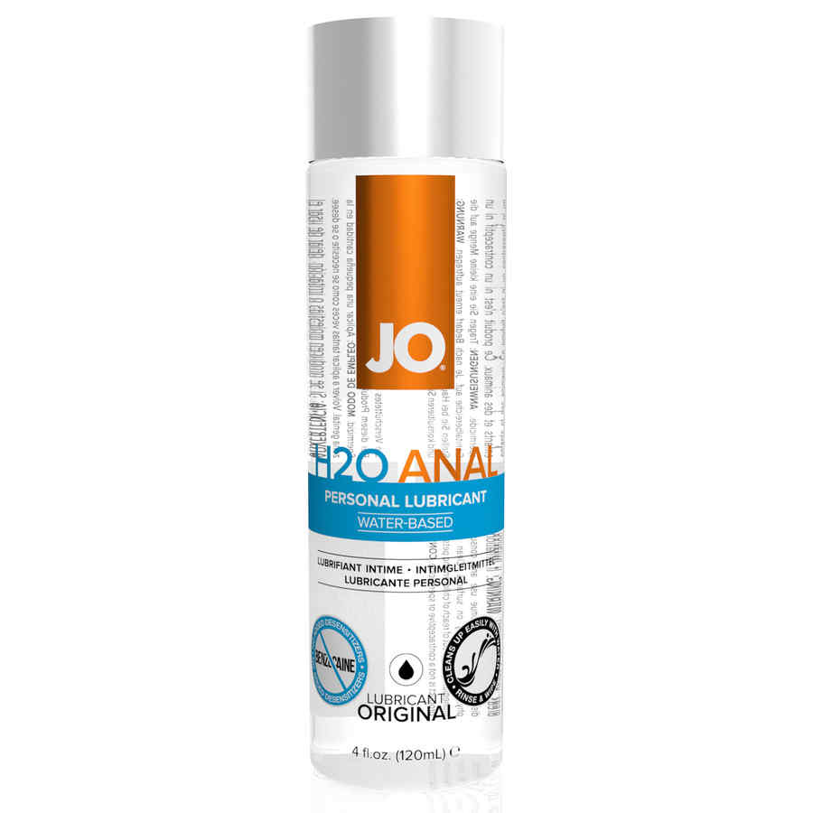 Náhled produktu Anální lubrikant na vodní bázi System JO Anal H2O Lubricant, 120 ml