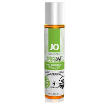 Náhled produktu System JO - Organic NaturaLove Lubricant 30 ml - organický lubrikant na vodní bázi s heřmánkem