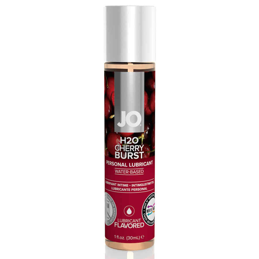 Náhled produktu Vodní lubrikační gel s příchutí System JO H2O Cherry, 30 ml, třešně