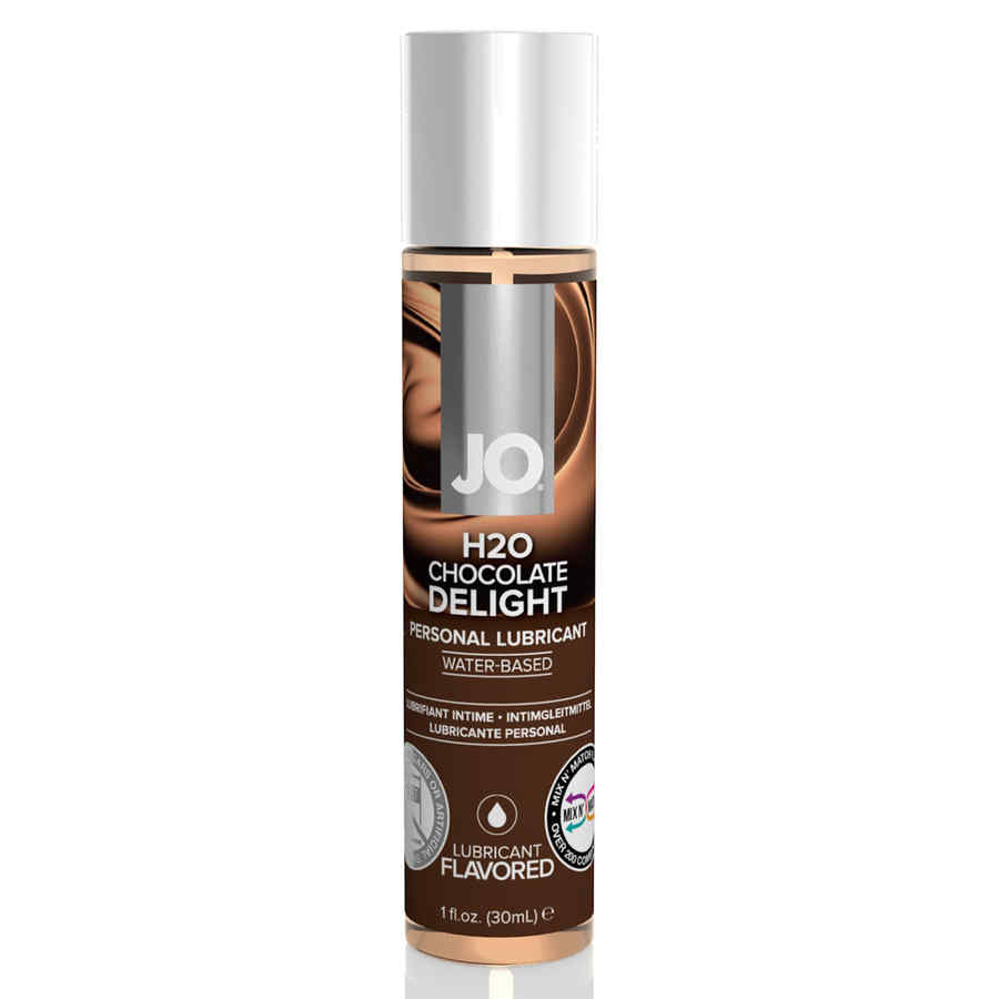 Náhled produktu Vodní lubrikační gel s příchutí System JO H2O Chocolate, 30 ml, čokoláda