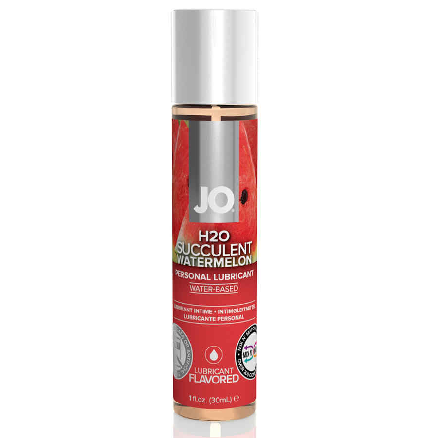 Náhled produktu Vodní lubrikační gel s příchutí System JO H2O, 30 ml, meloun