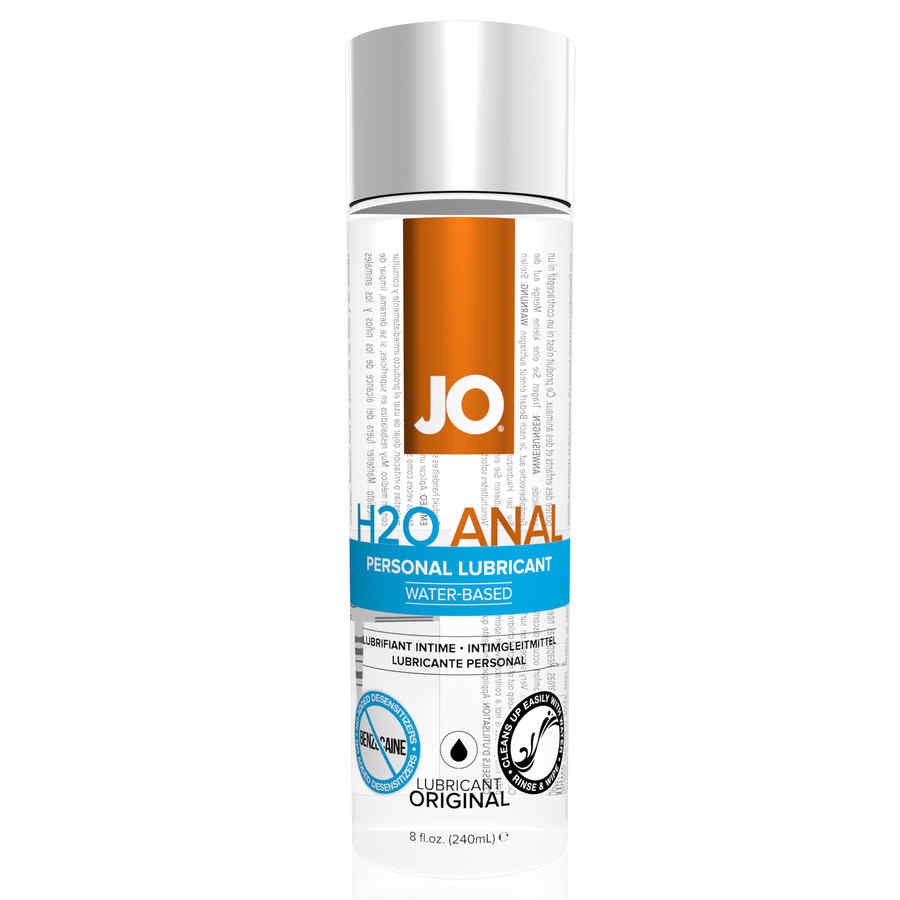 Náhled produktu System JO - Anal H2O Lubricant 240 ml, lubrikant na vodní bázi
