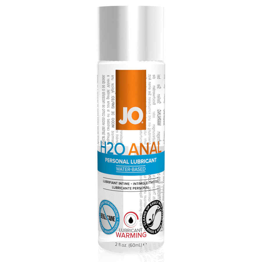 Hlavní náhled produktu System JO - Anal H2O Lubricant Warming 60 ml, lubrikant na vodní bázi s hřejivým efektem