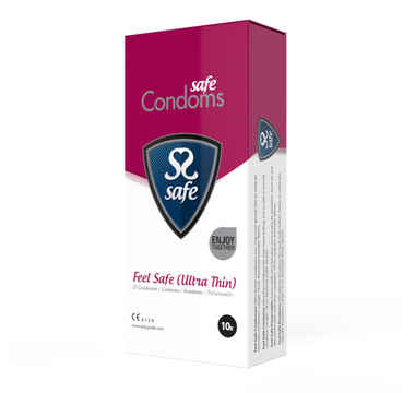 Náhled produktu Safe - Feel Safe Condoms Ultra-Thin - ultra tenké kondomy, 10 ks