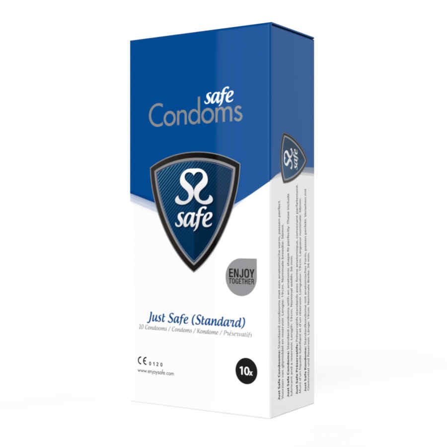 Náhled produktu Kondomy Safe Just Safe Condoms Standard, 10 ks