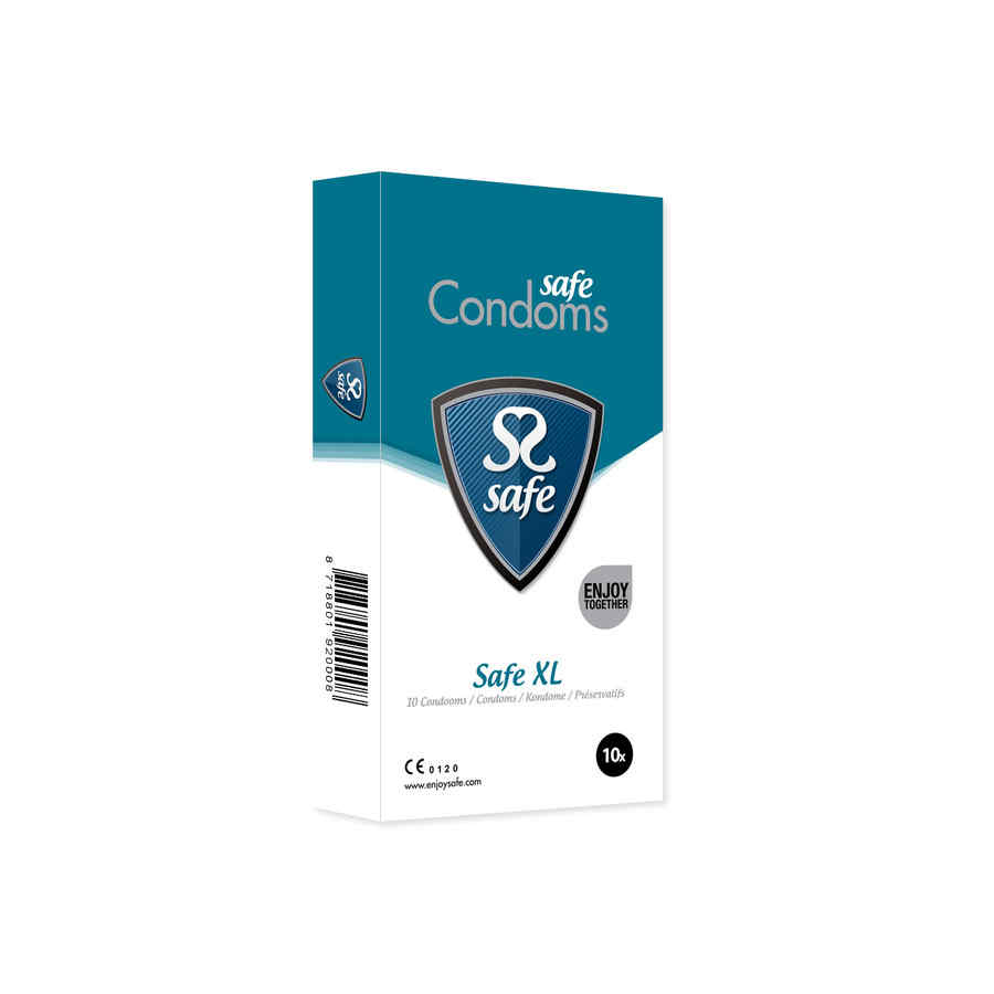 Náhled produktu Prodloužené kondomy Safe XL Condoms, 10 ks