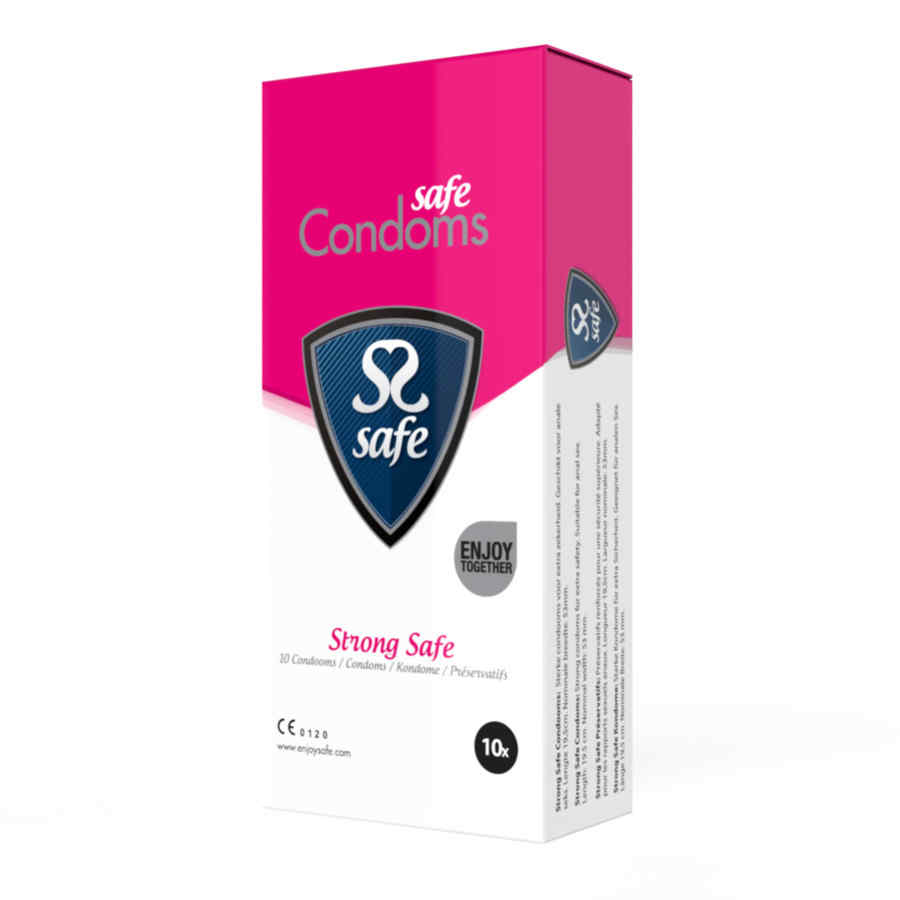 Náhled produktu Silnější kondomy pro větší bezpečí Safe Strong Condoms, 10 ks