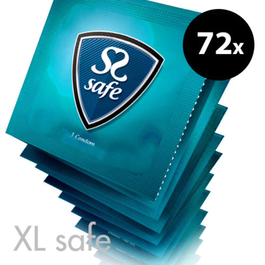 Hlavní náhled produktu Safe - XL Condoms - prodloužené kondomy, 72 ks