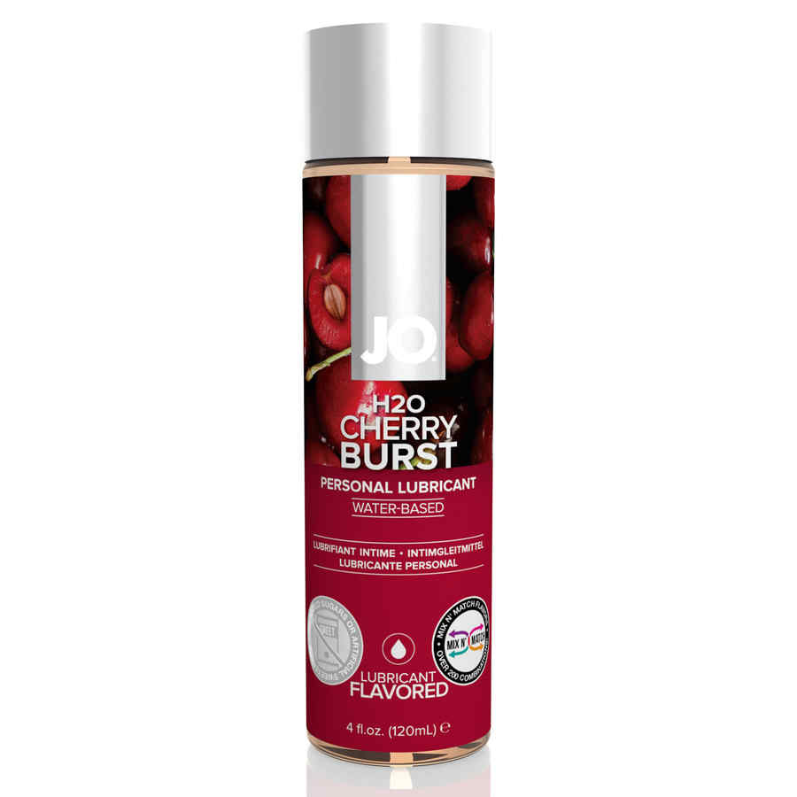 Náhled produktu Vodní lubrikační gel s příchutí System JO H2O Cherry, 120 ml, třešně