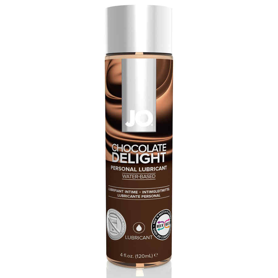 Náhled produktu Vodní lubrikační gel s příchutí System JO H2O Chocolate, 120 ml, čokoláda