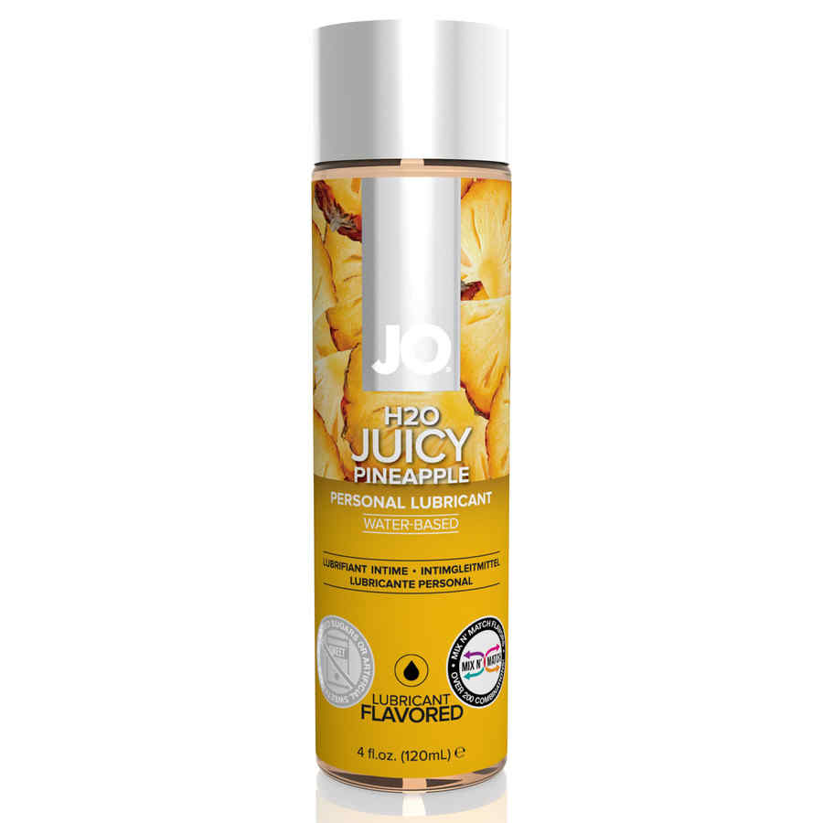 Náhled produktu Vodní lubrikační gel s příchutí System JO H2O Pineapple, 120 ml, ananas